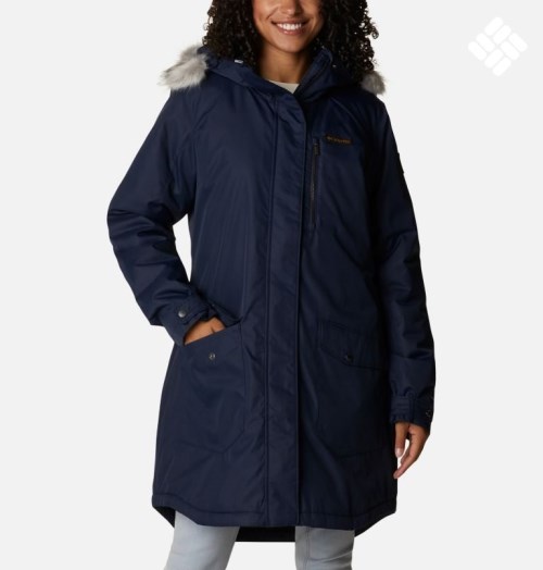 Columbia Suttle Mountain Long Isolerte Jakker Dame Marineblå | 78954B