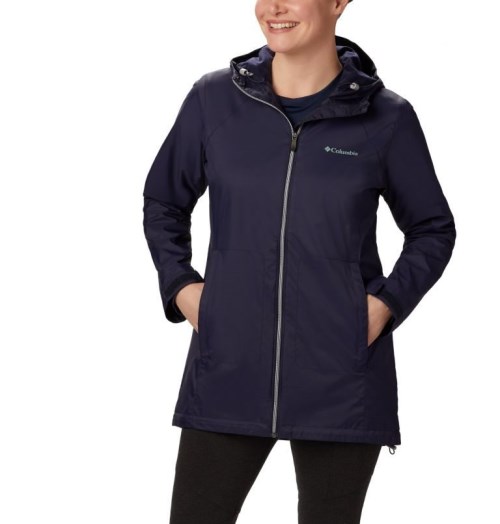 Columbia Switchback Forede Long Jakke Dame Marineblå | 86705B