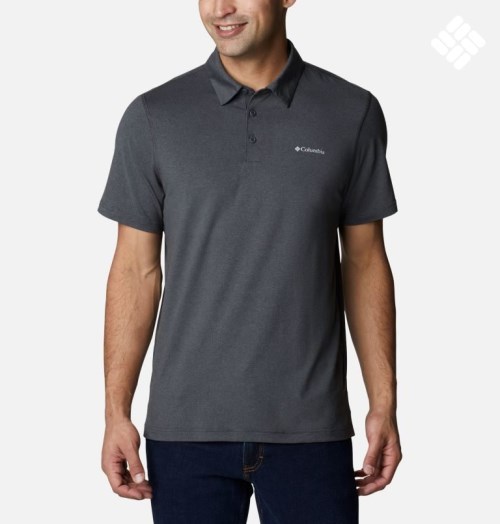 Columbia Tech Trail Polo T Skjorte Herre Svarte | 70134B