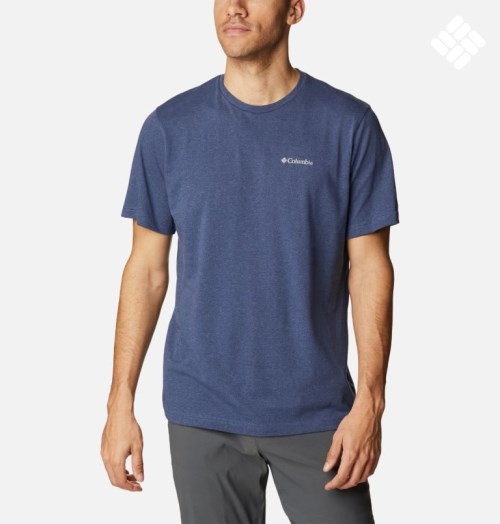 Columbia Thistletown Hills Kort Sleeve T-skjorte Herre Marineblå | 79365X