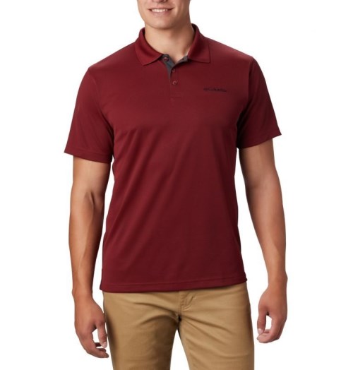 Columbia Utilizer Polo T Skjorte Herre Rød | 25097P