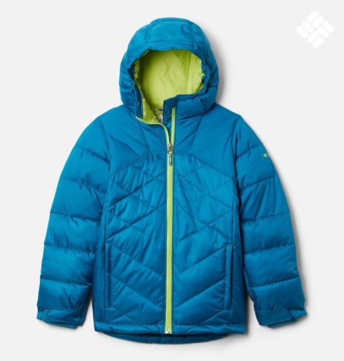 Columbia Vinter Powder Quilted Jakke Barn Blå | 90341R