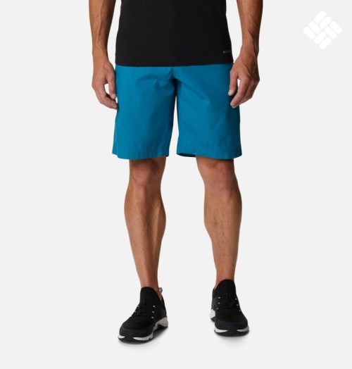 Columbia Washed Out Shorts Herre Blå | 61830X