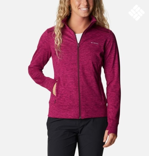 Columbia Weekend Adventure Full Zip Jakke Dame Fuchsia | 19023F