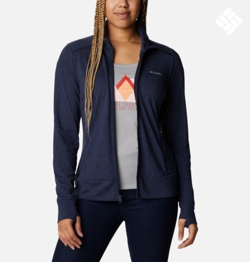 Columbia Weekend Adventure Full Zip Jakke Dame Marineblå | 86514Z