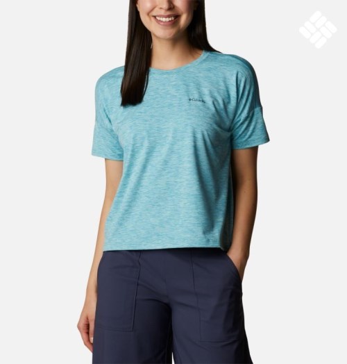 Columbia Weekend Adventure Kort Sleeve T-skjorte Dame Turkis | 79348Y