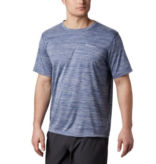 Columbia Zero Rules Kort Sleeve - Active Fit T-skjorte Herre Marineblå | 65370P