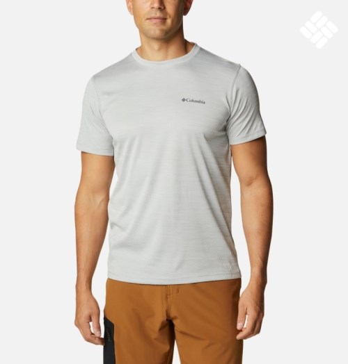 Columbia Zero Rules Kort Sleeve - Active Fit T-skjorte Herre Lyse Grå | 84096E