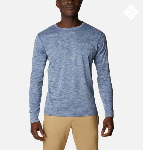 Columbia Zero Rules Long Sleeve Gensere Herre Blå | 20789D