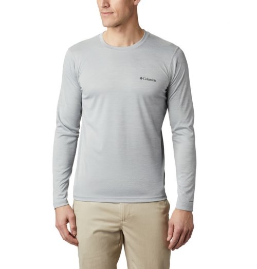 Columbia Zero Rules Long Sleeve Gensere Herre Lyse Grå | 85716V