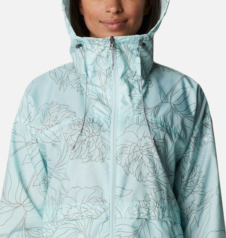 Columbia Alpine Chill Windbreaker Jakke Dame Lyse Blå | 67130C