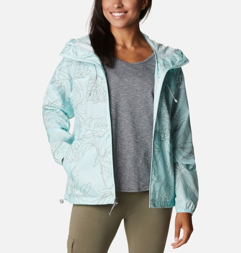 Columbia Alpine Chill Windbreaker Jakke Dame Lyse Blå | 67130C