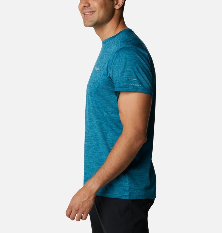 Columbia Alpine Chill Zero Kort Sleeve Crew T-skjorte Herre Turkis | 53128C