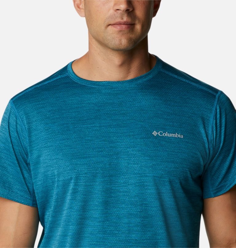 Columbia Alpine Chill Zero Kort Sleeve Crew T-skjorte Herre Turkis | 53128C