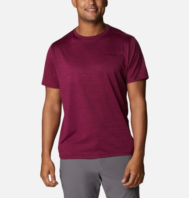 Columbia Alpine Chill Zero Kort Sleeve Crew T-skjorte Herre Rød | 98756H