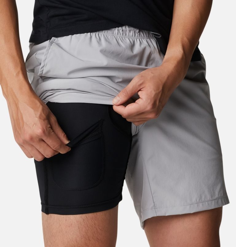 Columbia Alpine Chill Zero Shorts Herre Lyse Grå | 75029X