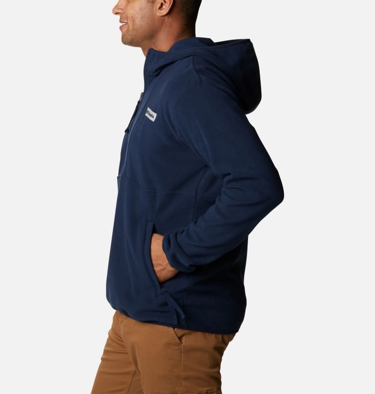 Columbia Back Bowl Lite Half Zip Fleece Hettegensere Herre Marineblå | 93087G