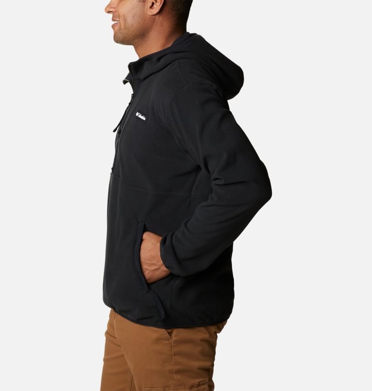 Columbia Back Bowl Lite Half Zip Fleece Hettegensere Herre Svarte | 93716C