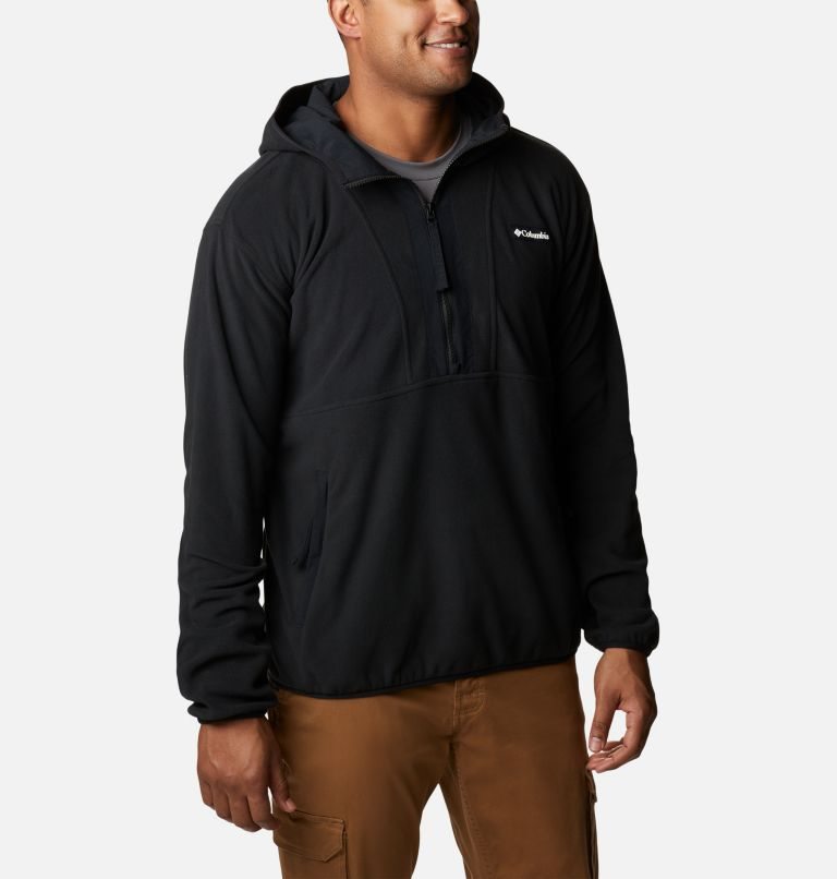 Columbia Back Bowl Lite Half Zip Fleece Hettegensere Herre Svarte | 93716C