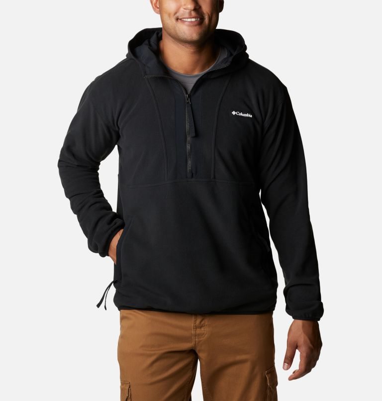 Columbia Back Bowl Lite Half Zip Fleece Hettegensere Herre Svarte | 93716C