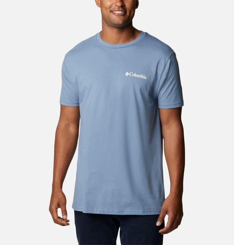 Columbia Bear Graphic T-skjorte Herre Blå | 26837U