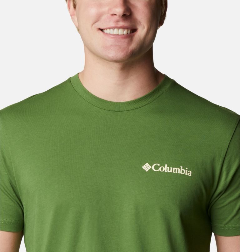 Columbia Bear Graphic T-skjorte Herre Grønn | 70824B