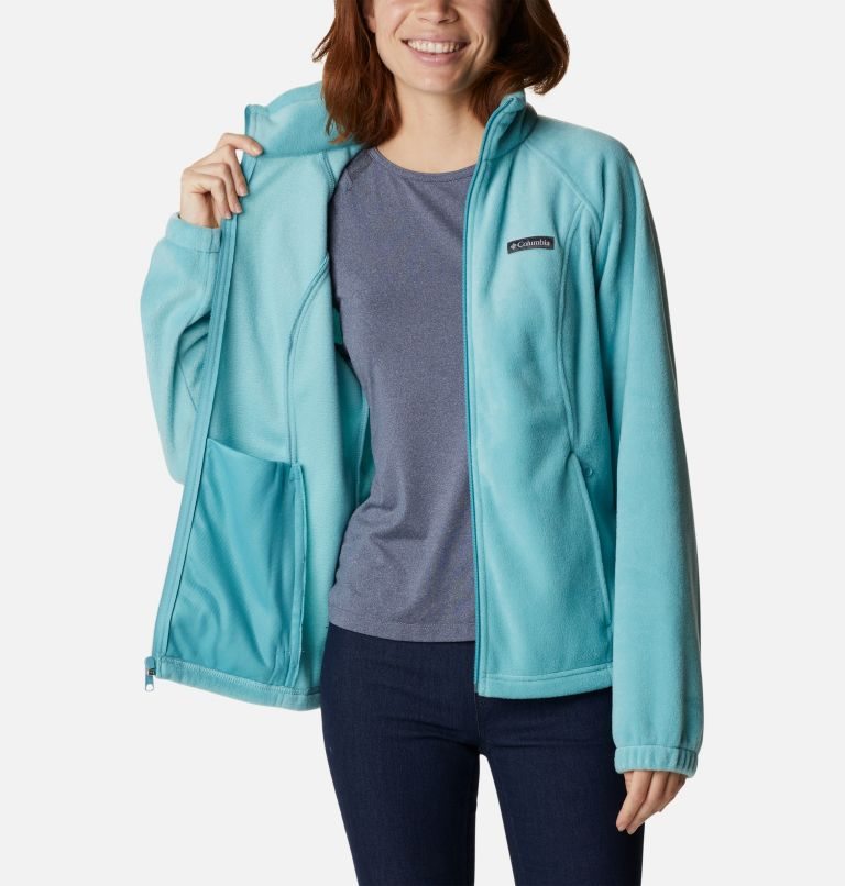 Columbia Benton Springs Full Zip Fleecejakker Dame Turkis | 14536X