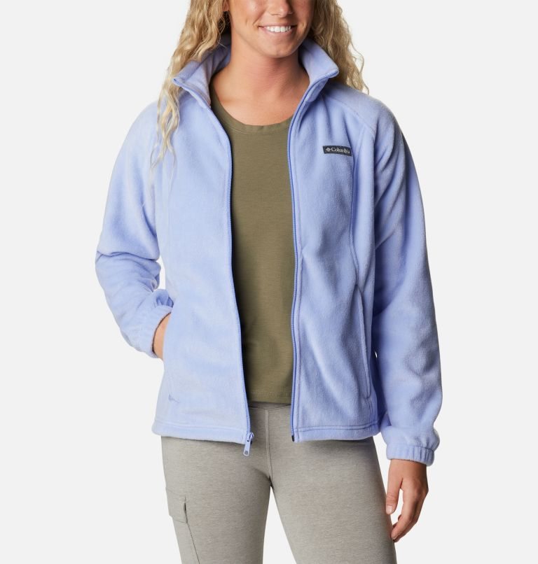 Columbia Benton Springs Full Zip Fleecejakker Dame Lyse Blå | 27069T