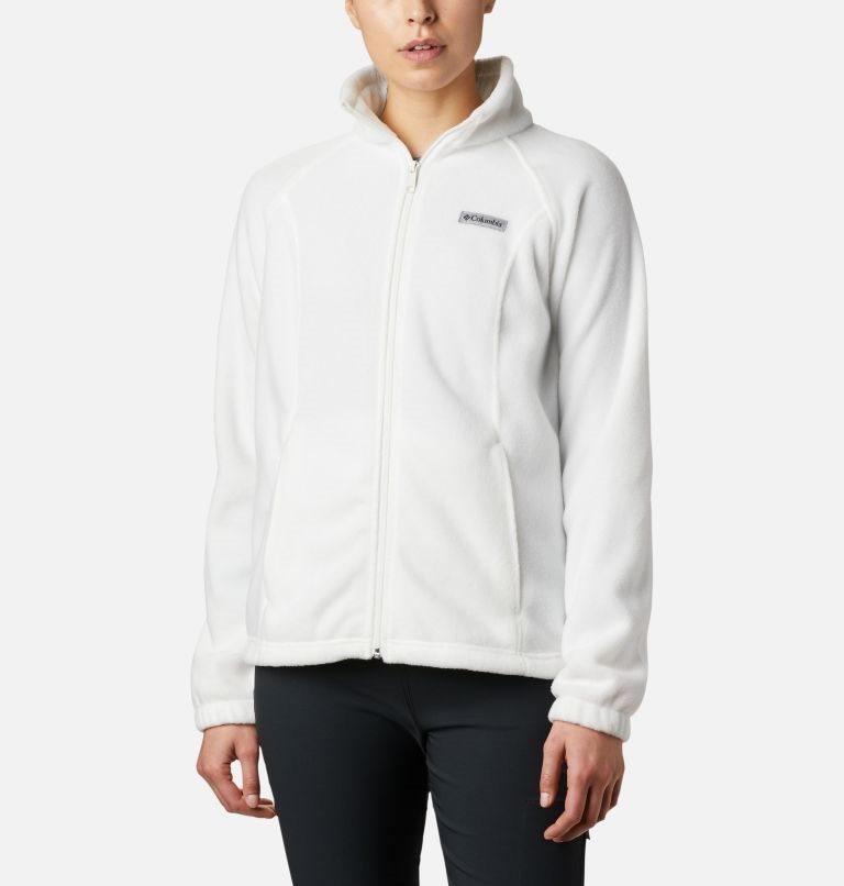 Columbia Benton Springs Full Zip Fleecejakker Dame Hvite | 31084W