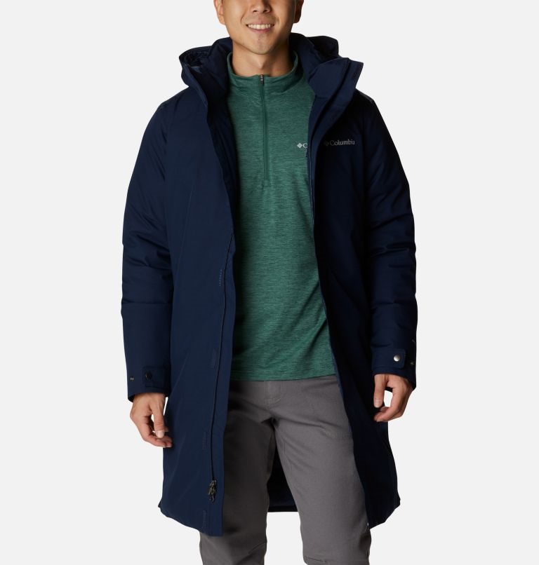 Columbia Blizzard Fighter Long Jakke Herre Marineblå | 10984W