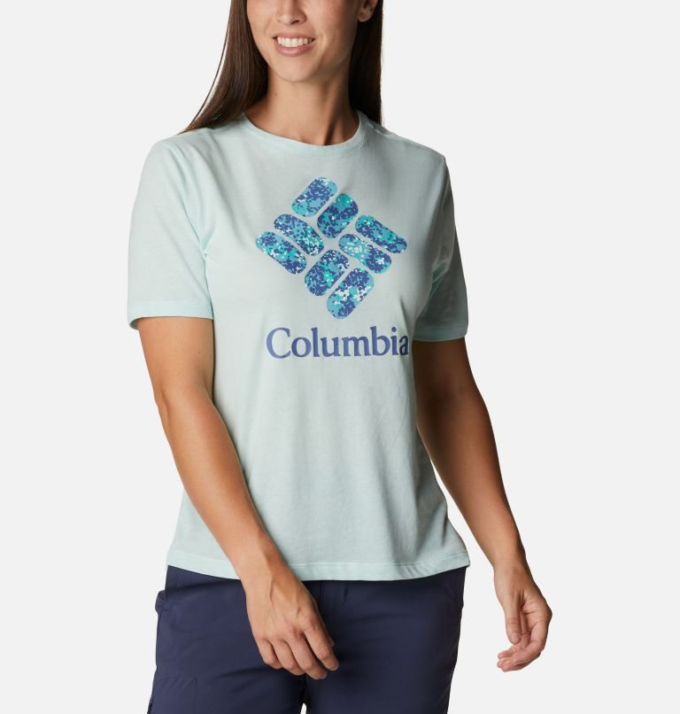 Columbia Bluebird Day Relaxed Crew Neck T-skjorte Dame Mint | 08239V