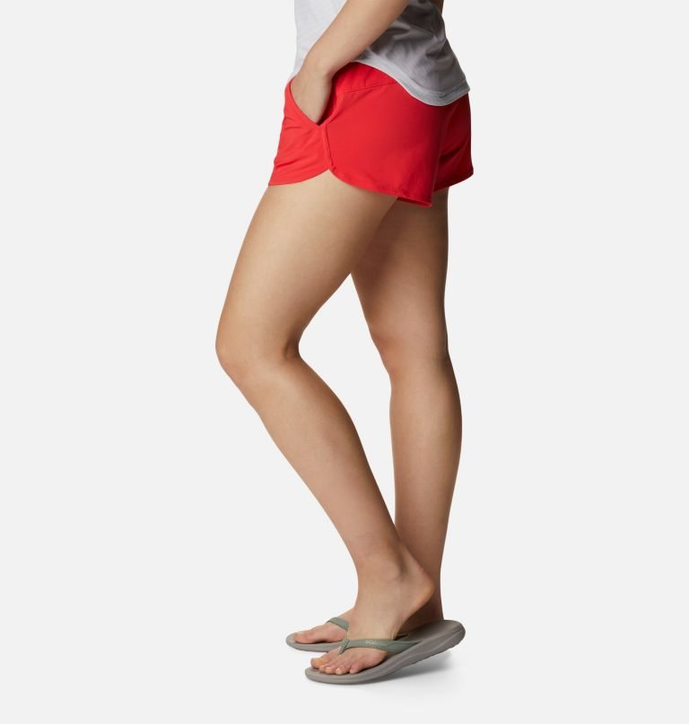 Columbia Bogata Bay Stretch Shorts Dame Rød | 93087V