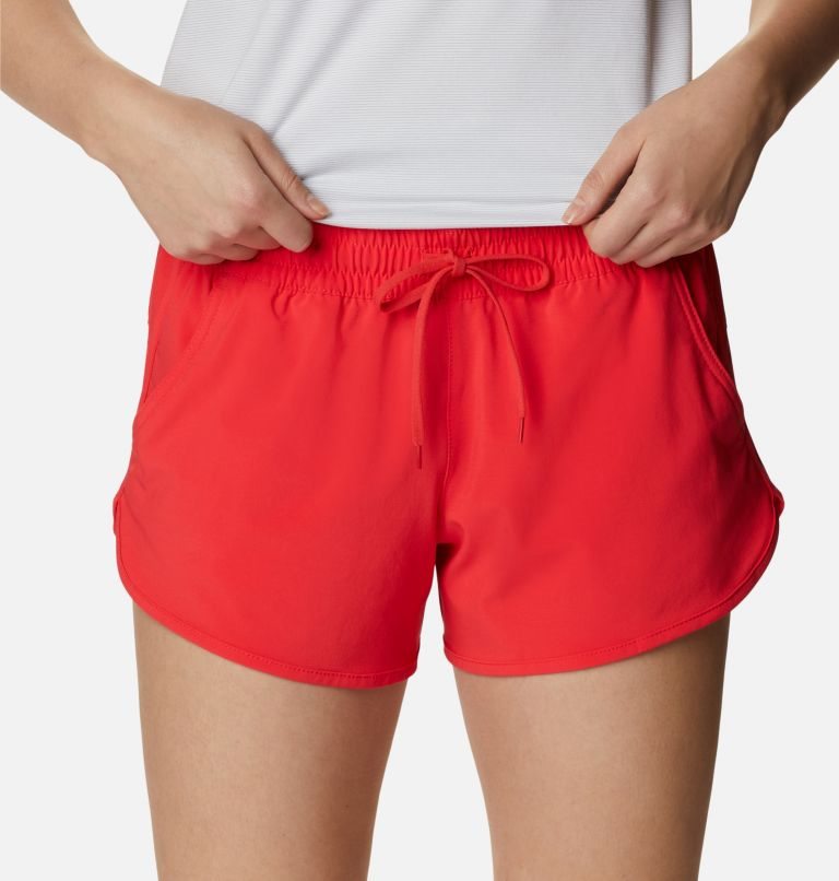 Columbia Bogata Bay Stretch Shorts Dame Rød | 93087V