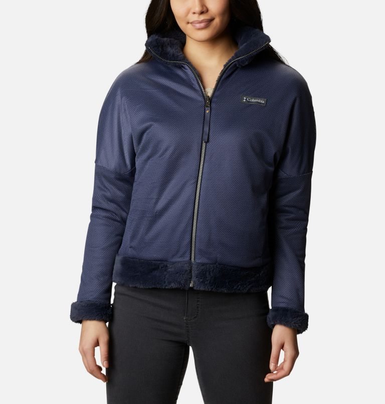 Columbia Bundle Up Full Zip Fleecejakker Dame Marineblå | 48239G