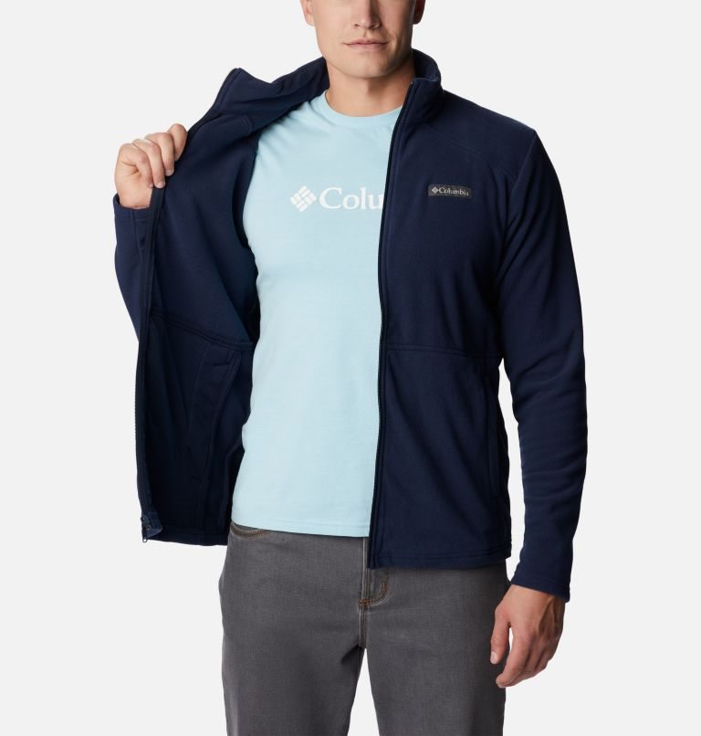 Columbia Castle Dale Full Zip Fleecejakker Herre Marineblå | 37091B