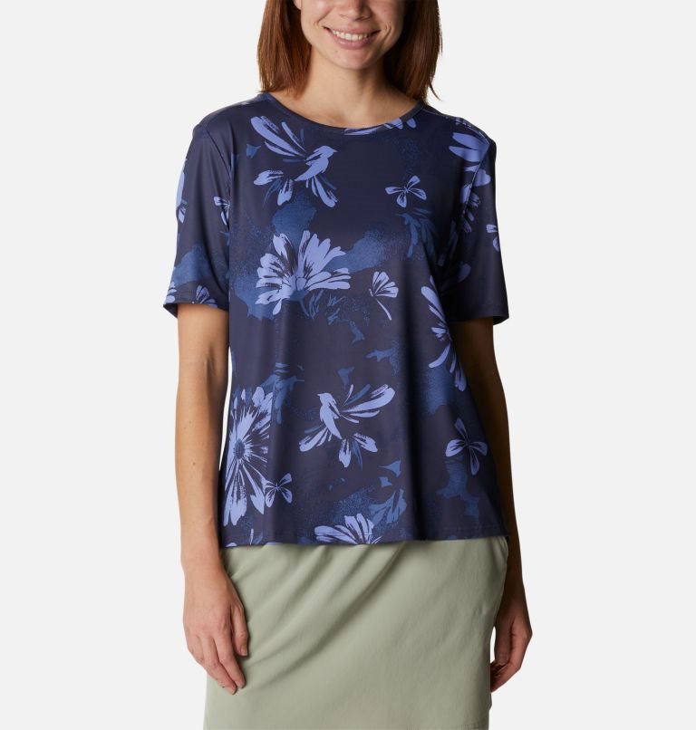 Columbia Chill River T-skjorte Dame Blomster | 30284J