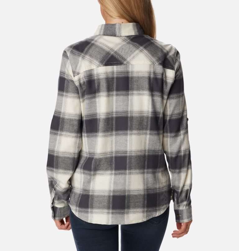 Columbia Clay Hills Stretch Flannel Skjorte Dame Grå | 71924C