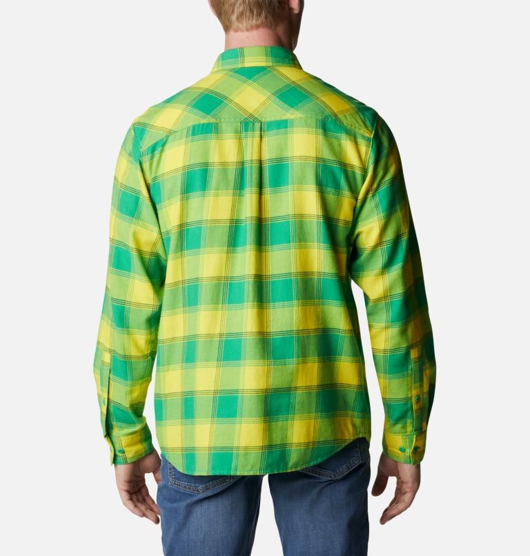 Columbia Collegiate Flare Gun Flannel Long Sleeve - Oregon Skjorte Herre Grønn | 18725N