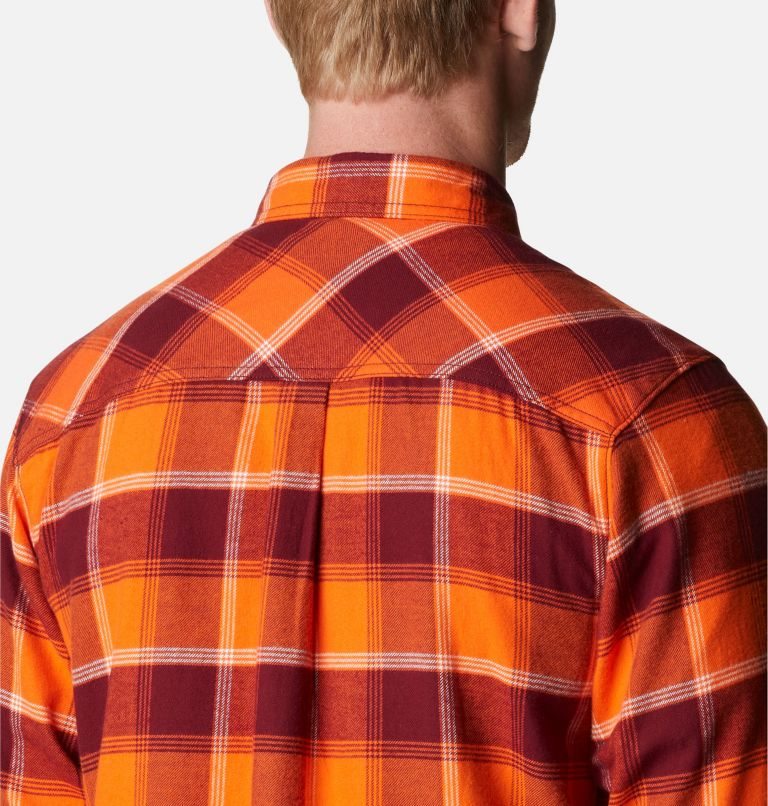 Columbia Collegiate Flare Gun Flannel Long Sleeve - Virginia Tech Skjorte Herre Oransje | 94056L