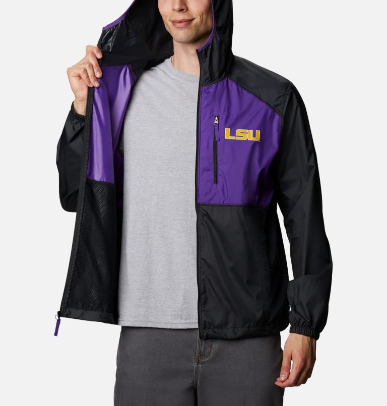 Columbia Collegiate Flash Forward - LSU Jakke Herre Svarte Lilla | 20956R