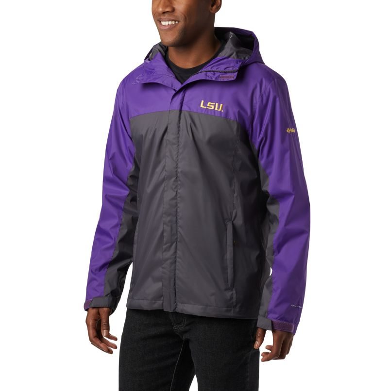 Columbia Collegiate Glennaker Storm - LSU Jakke Herre Lilla Svarte | 05947M