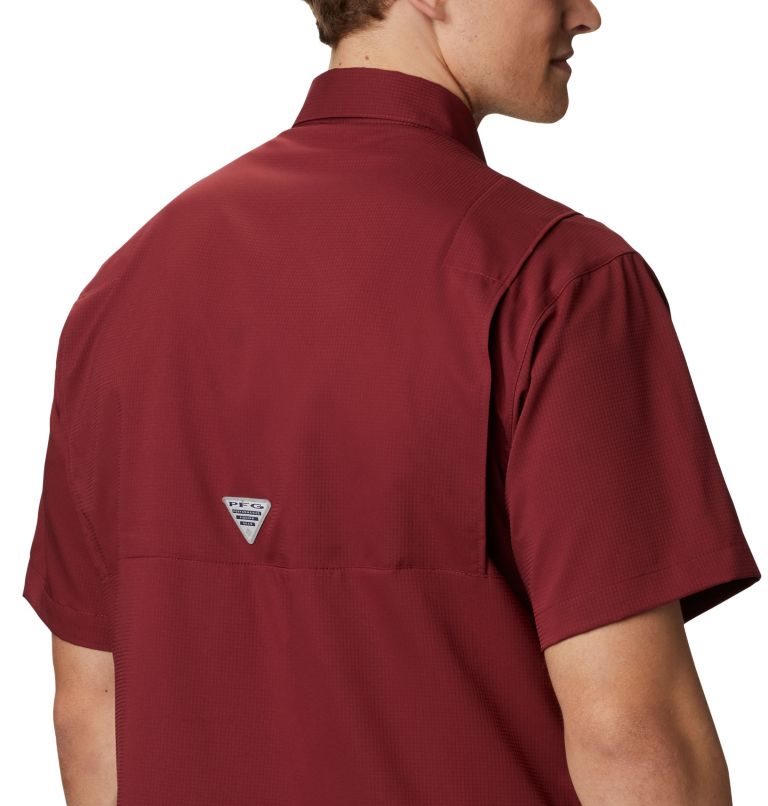 Columbia Collegiate PFG Tamiami Kort Sleeve - Florida State Skjorte Herre Rød | 25081D