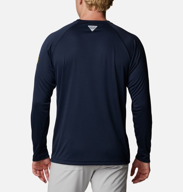 Columbia Collegiate PFG Terminal Tackle Long Sleeve - Michigan Gensere Herre Marineblå | 94861F