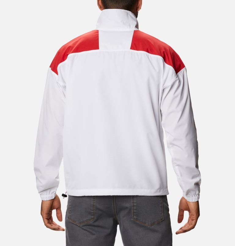 Columbia Collegiate Santa Ana Anorak - Georgia Jakke Herre Hvite Rød | 09436T