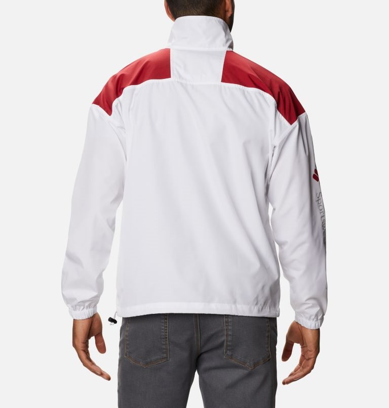 Columbia Collegiate Santa Ana Anorak - Washington State Jakke Herre Hvite Rød | 31498N