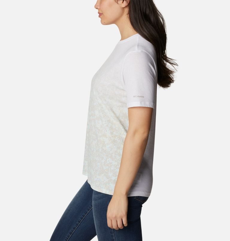 Columbia Daisy Days Gradient Kort Sleeve T-skjorte Dame Hvite | 97860N