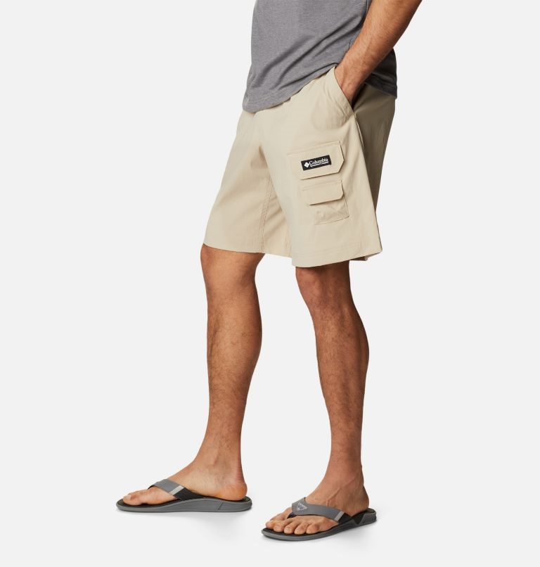 Columbia Field Creek Cargo Shorts Herre Khaki | 02159Z