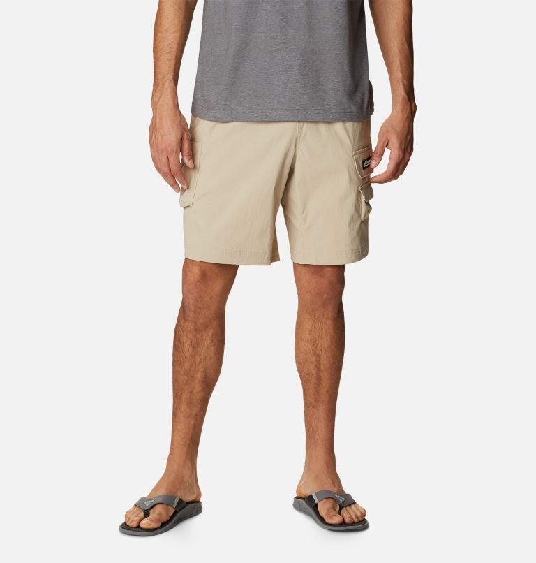 Columbia Field Creek Cargo Shorts Herre Khaki | 02159Z