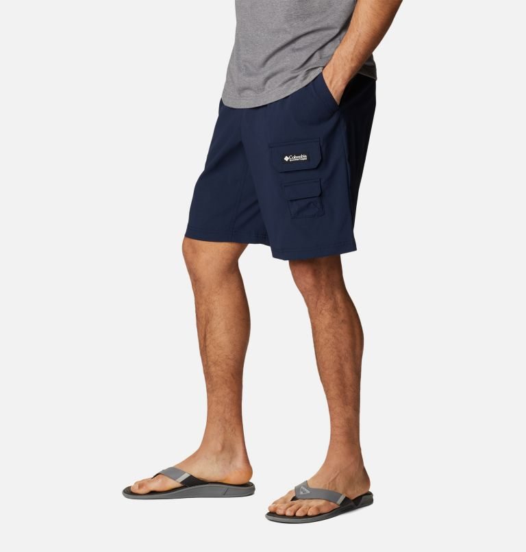 Columbia Field Creek Cargo Shorts Herre Marineblå | 14567Y