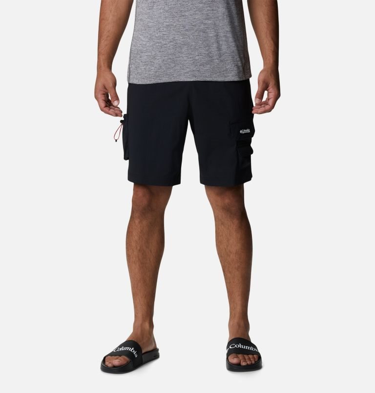 Columbia Field Creek Cargo Shorts Herre Svarte | 92871Z